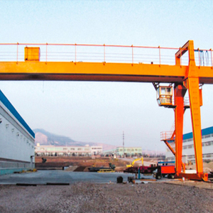 Double Girder Semi-gantry Crane with Hook (MGB)
