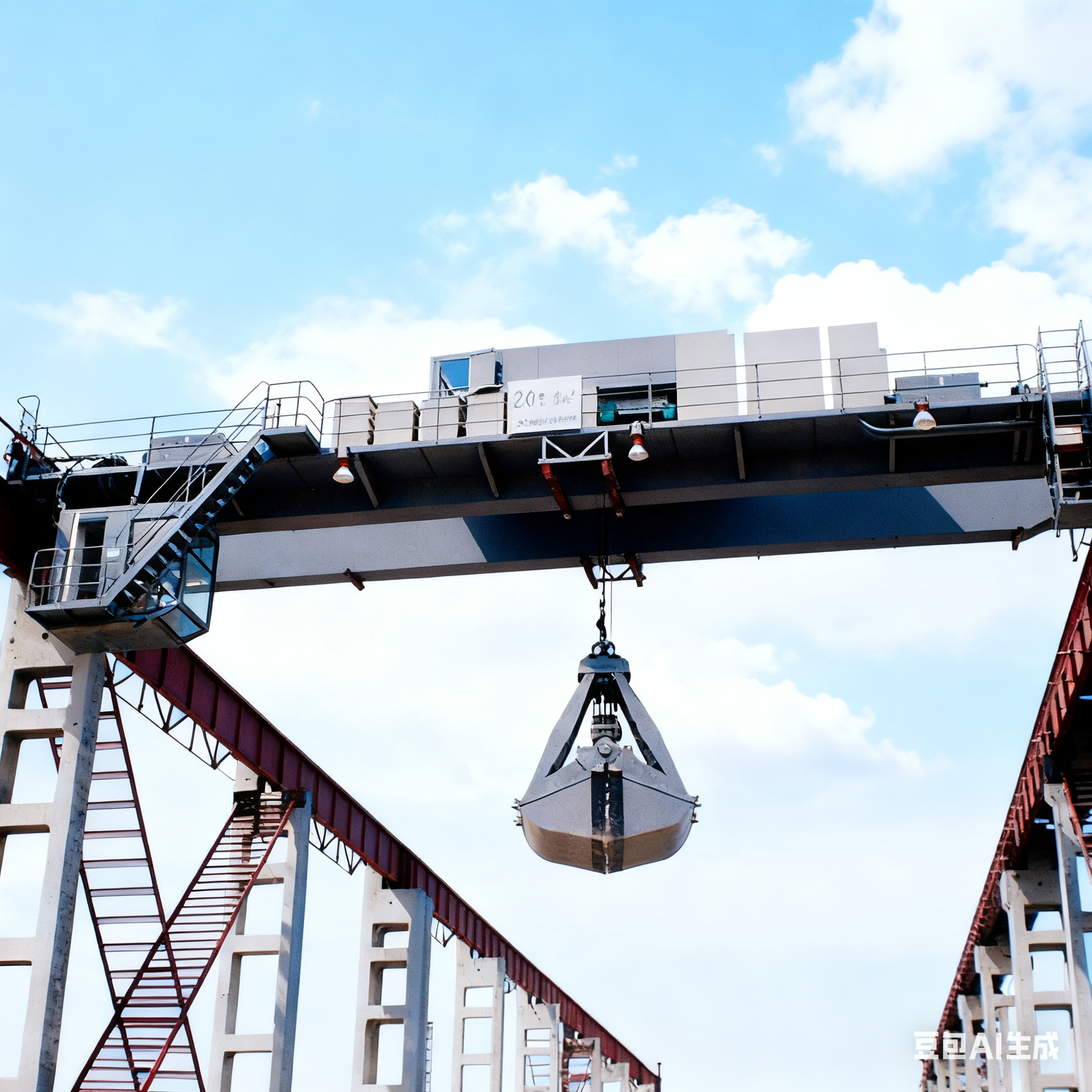 Grab bucket overhead crane