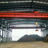 Overhead crane with electromagnetic beam
