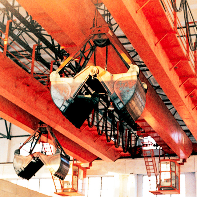 Double Girder Overhead Crane with Grab