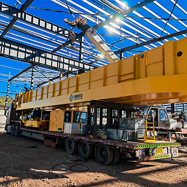QD type 400/80 - 450/80 ton hook bridge crane