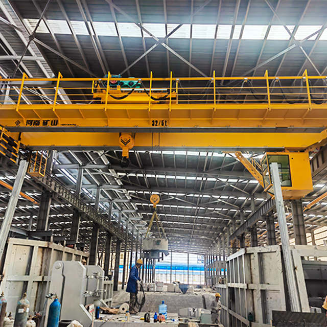 QD type 75/20 - 100/20 ton hook bridge crane